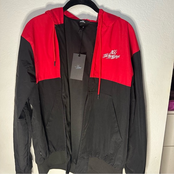 100 Thieves Foundations Windbreaker | Size S - Picture 4 of 5